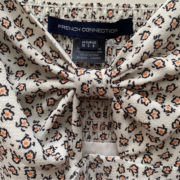 French Connection Aura Ditsy Print Verona Dress – Floral Midi, EUC - Picture 8 of 9